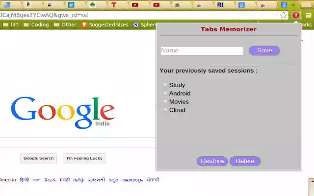 Tabs Memorizer from Chrome web store to be run with OffiDocs Chromium online Tabs Memorizer from Chrome web store to be run with OffiDocs Chromium online