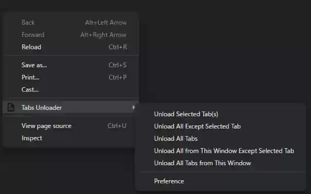 Tabs Unloader from Chrome web store to be run with OffiDocs Chromium online Tabs Unloader from Chrome web store to be run with OffiDocs Chromium online