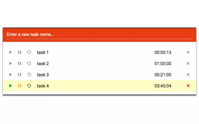 Task timer from Chrome web store to be run with OffiDocs Chromium online Task timer from Chrome web store to be run with OffiDocs Chromium online