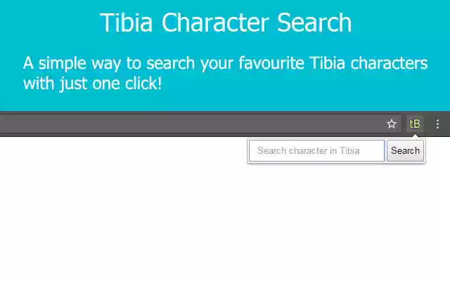 Tibia Character Search from Chrome web store to be run with OffiDocs Chromium online Tibia Character Search from Chrome web store to be run with OffiDocs Chromium online