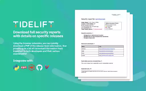 Tidelift from Chrome web store to be run with OffiDocs Chromium online Tidelift from Chrome web store to be run with OffiDocs Chromium online