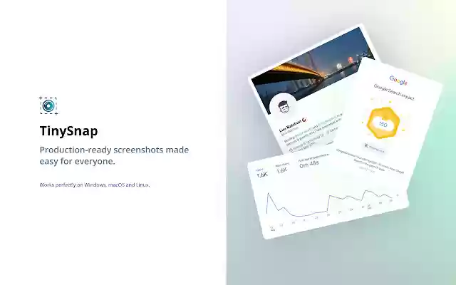 TinySnap (Production ready Screenshot Tool) from Chrome web store to be run with OffiDocs Chromium online TinySnap (Production ready Screenshot Tool) from Chrome web store to be run with OffiDocs Chromium online