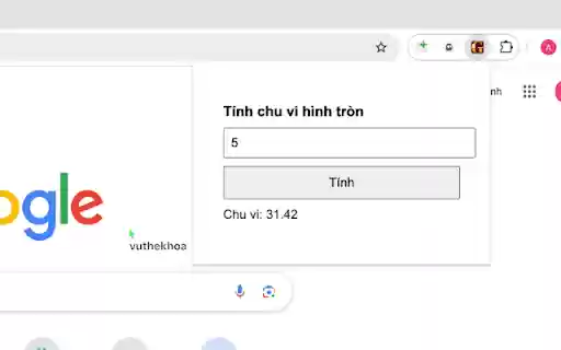 Tính chu vi hình tròn go88 from Chrome web store to be run with OffiDocs Chromium online Tính chu vi hình tròn go88 from Chrome web store to be run with OffiDocs Chromium online