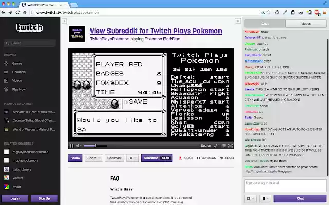 Twitch Plays Pokemon Chat Fix from Chrome web store to be run with OffiDocs Chromium online Twitch Plays Pokemon Chat Fix from Chrome web store to be run with OffiDocs Chromium online