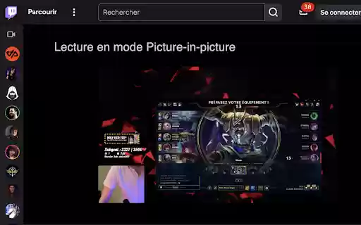 TwitchTV PIP 2 from Chrome web store to be run with OffiDocs Chromium online TwitchTV PIP 2 from Chrome web store to be run with OffiDocs Chromium online