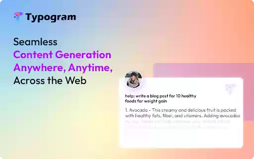Typogram from Chrome web store to be run with OffiDocs Chromium online Typogram from Chrome web store to be run with OffiDocs Chromium online