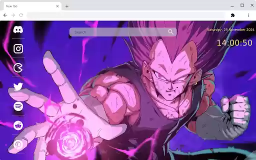 Ultra Ego Vegeta: Powerful Live Wallpaper for Chrome! from Chrome web store to be run with OffiDocs Chromium online Ultra Ego Vegeta: Powerful Live Wallpaper for Chrome! from Chrome web store to be run with OffiDocs Chromium online