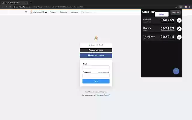 Ultra OTP from Chrome web store to be run with OffiDocs Chromium online Ultra OTP from Chrome web store to be run with OffiDocs Chromium online