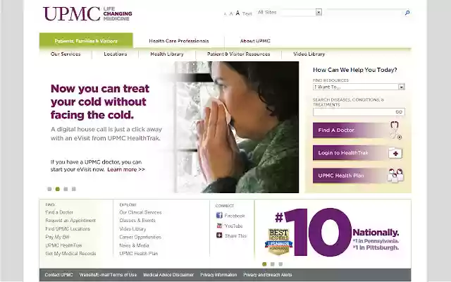 UPMC Life Changing Medicine from Chrome web store to be run with OffiDocs Chromium online UPMC Life Changing Medicine from Chrome web store to be run with OffiDocs Chromium online
