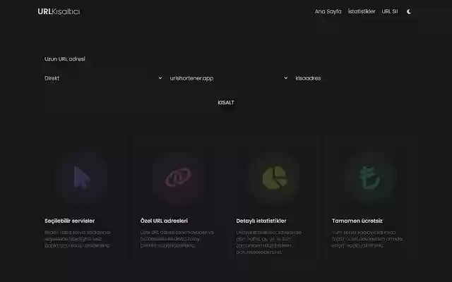 URL Kısaltıcı from Chrome web store to be run with OffiDocs Chromium online URL Kısaltıcı from Chrome web store to be run with OffiDocs Chromium online