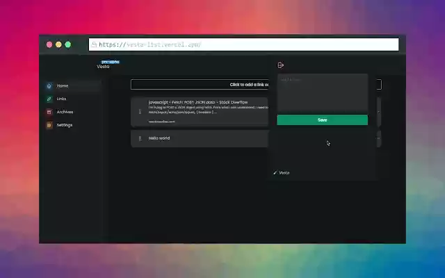 Vesta from Chrome web store to be run with OffiDocs Chromium online Vesta from Chrome web store to be run with OffiDocs Chromium online