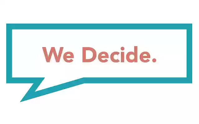 We Decide Support from Chrome web store to be run with OffiDocs Chromium online We Decide Support from Chrome web store to be run with OffiDocs Chromium online