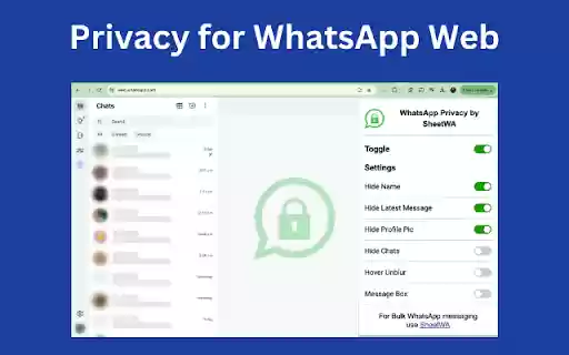 WhatsApp Web Privacy Extension by SheetWA from Chrome web store to be run with OffiDocs Chromium online WhatsApp Web Privacy Extension by SheetWA from Chrome web store to be run with OffiDocs Chromium online